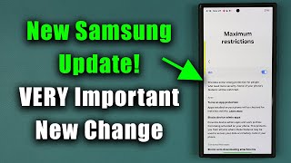 New VERY Important Samsung Update for Millions of Galaxy Phones  Major Fix [upl. by Olegnalehcim]