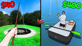 40 vs 400 Budget Fishing Challenge [upl. by Issac]