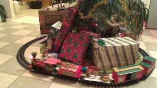 Train around Christmas tree [upl. by Merdith]