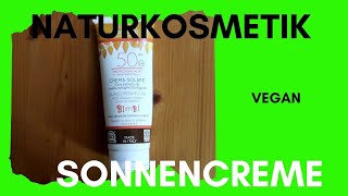 Sonnenschutz Vegan ohne Duftstoffe Naturkosmetik SPF 50 Officina Naturae [upl. by Constantine]