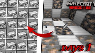 Minecraft 1 days in iron armour [upl. by Yezdnil]