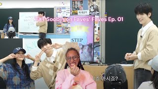 TXT Soobin on Faves Faves Ep1 Reaction [upl. by Ellecrag]