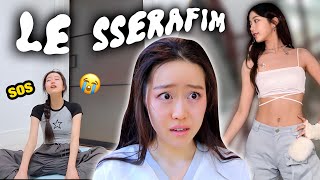 Trying LE SSERAFIMs Workout Routine For a Week [upl. by Adnawal161]