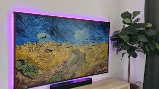 Samsung Frame TV Review A Smart TV Thats Also a Piece of Art [upl. by Holder]