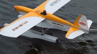 SARATOGA RC PLANE ON FLOATS  NO CRASH [upl. by Assin]