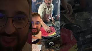 Comida indiana de rua uhull 🇮🇳🤪 streetfood food shorts react [upl. by Rhine464]