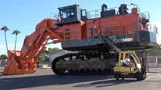 The Worlds largest machines Hitachi EX5600 face shovel [upl. by Viccora]