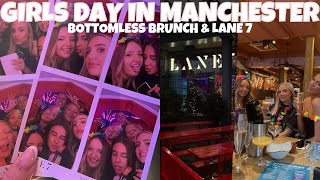 manchester vlog 💕✨  BOTTOMLESS BRUNCH AT REVS DE CUBA LANE 7 amp MORE girls tripppp 💖💖💖 [upl. by Burrill425]