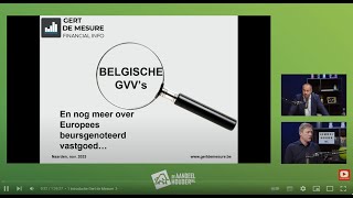 Webinar Vastgoed op de beurs  Belgische GVVs [upl. by Nimaynib]