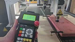 Heliner CNC Router with N105G3  How to set workpiece orgin [upl. by Maxfield480]