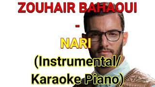 ZOUHAIR BAHAOUI  NARI InstrumentalKaraoke Piano [upl. by Nirred]