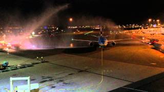 Worlds last passenger MD11KLM commercial flight ever arriving at Amsterdam [upl. by Yaffit530]