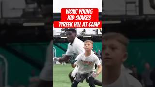 Wow Young kid shakes Tyreek Hill at Camp [upl. by Ecal933]