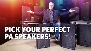 Choosing the Best Powered PA Speakers for You [upl. by Eiddal834]