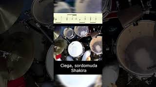 Ciega sordomuda  Shakira  Drums  Groove [upl. by Duwad]