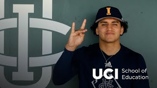 StudentAthlete Spotlight UCI Baseballs Abraham GarciaPacheco [upl. by Oneal]