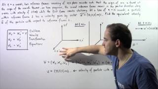 Galilean Velocity Transformation Example [upl. by Emilio]