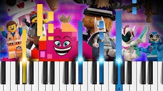 Catchy Song  The LEGO Movie 2 The Second Part  EASY Piano Tutorial [upl. by Filler]