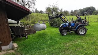 Gartenhaus 26  Regenfass zum Wasser sammeln  bohren schleifen schweißen [upl. by Christina]