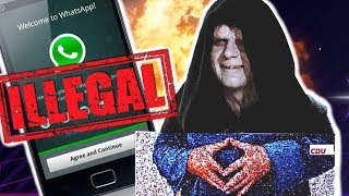 WHATSAPP IST ILLEGAL amp Merkel macht mit GroKo weiter [upl. by Ellora316]