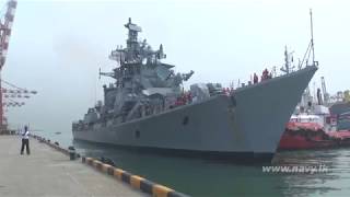 ins rajput arrives at the port of colombo [upl. by Ocsinarf420]