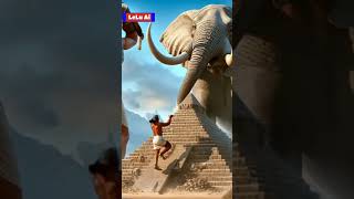 Ancient Egyptian Giant bnlズ pyramidshorts trending youtubeshorts resinartancient myth egypt [upl. by Schaffer]