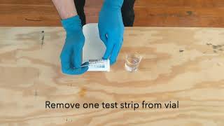 How to Use Bartovation Peracetic Acid 050ppm Test Strips [upl. by Cordell]