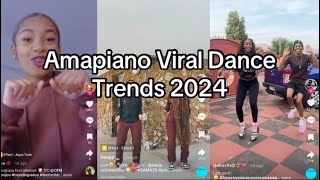 Best of Amapiano viral TikTok dance challenges  2024 🥵🔥😍 tiktok amapiano trending viral l [upl. by Sillaw]