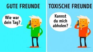 10 Hauptunterschiede zwischen guten Freunden und toxischen Freunden [upl. by Assiral]