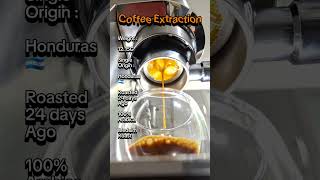 Heres todays coffee shot Day 83 coffee arabica espresso barista coffeelover beginner [upl. by Ayekel]