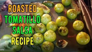 Delicious Easy Roasted Tomatillo Salsa Recipe [upl. by Eeznyl]