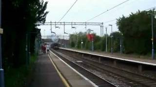 Oliver Cromwell 70013 at Speed through Hatfield Peverel [upl. by Chrystal785]