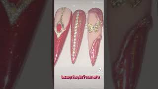 Lux Acrylic Stiletto Press on nails nails explorepage pressons fy newnails perfectnail [upl. by Troy]