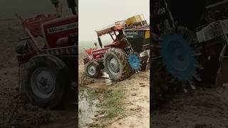 farming mf260 planter k sath khala guzarty hoay tractor agay say Uth gea farmingmachinery [upl. by Orelu]