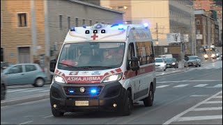 Ambulanza CRI di Ancona in Emergenza  Italian Red Cross Ambulance in Emergency [upl. by Urial896]