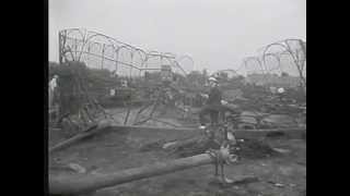 Inspecting the circus fire site Hartford 1944 [upl. by Pul]