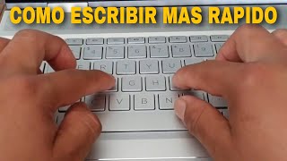 Como Escribir Super Rápido En Tu Teclado MECANOGRAFIA [upl. by Dumond90]