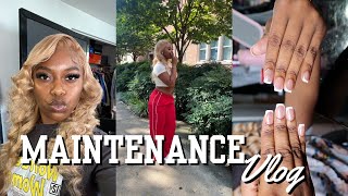 Maintenance Vlog hair nails lashes [upl. by Victor]