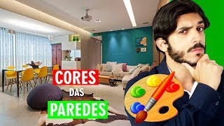 As CORES das PAREDES da sua CASA [upl. by Anialed801]