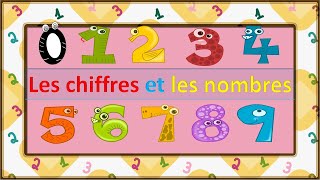 Apprendre les chiffres et les nombres de 0 zéro à 50 cinquante illustrations et prononciation [upl. by Aleicarg]