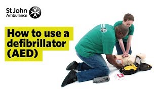 How to Use a Defibrillator AED  First Aid Training  St John Ambulance [upl. by Bowyer681]