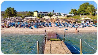 Alexandra Beach Thassos Spa Resort  Beach Potos Thasos Greece 4K [upl. by Gem]