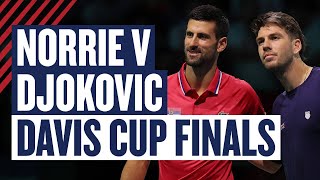 Highlights  Norrie v Djokovic  GB v Serbia  Davis Cup Finals 2023  LTA [upl. by Aivatnuhs76]