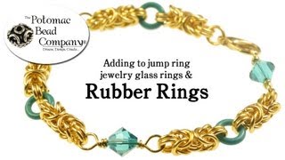 How to Use Rubber Rings in Chain Maille Jewelry [upl. by Senilec511]