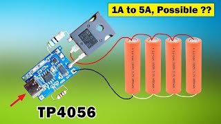 TP4056 module modification for more lithium Batterys [upl. by Beau]