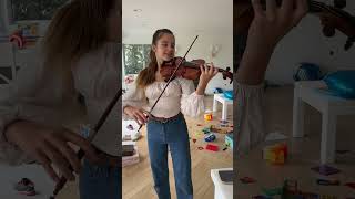 Karolina Protsenko 14 yrs  Testing French Violin from 1874 Aug 29 2023Home Movies [upl. by Glogau684]