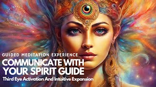 Communicate With Your Spirit Guide 📖 ✨ Guided Meditation ❤️ [upl. by Kelbee]