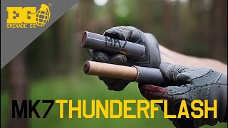 Mk7 Thunder Flash  Airsoft  Paintball Flash Grenade [upl. by Meeharb]