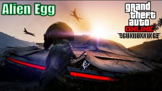 GTA Online  Easter Egg  Secret Alien Egg Bunker Supply Mission Gunrunning  Male Character [upl. by Bautista]