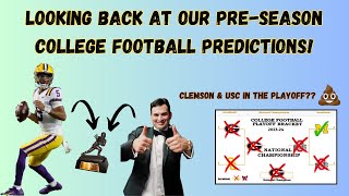 How Well Did Our 2023 Playoff Heisman and Conference Title Predictions Go [upl. by Eldora525]